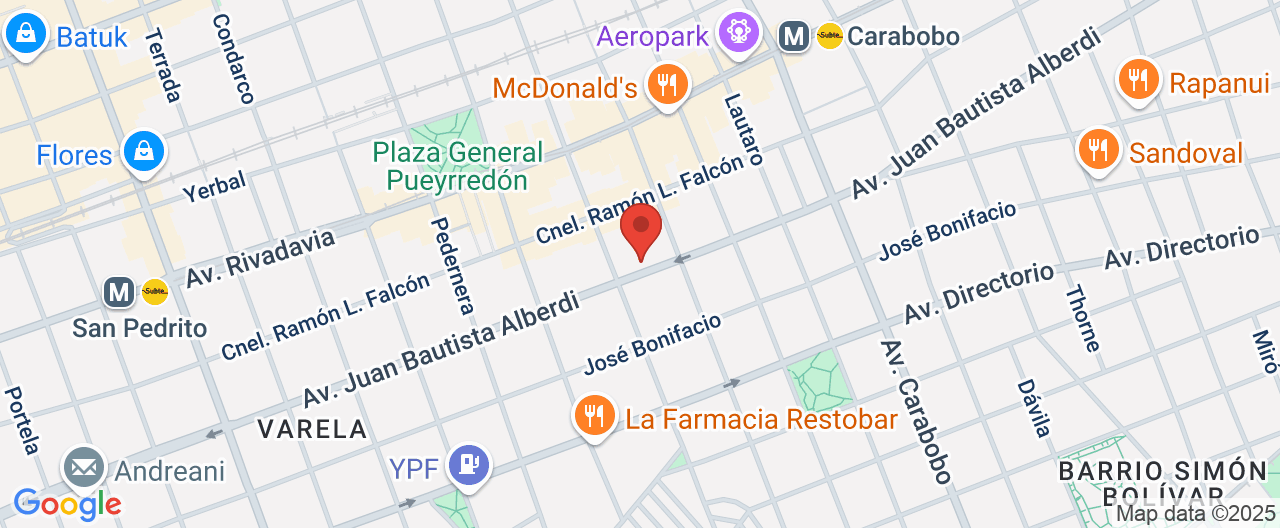 Mapa de la ubicación