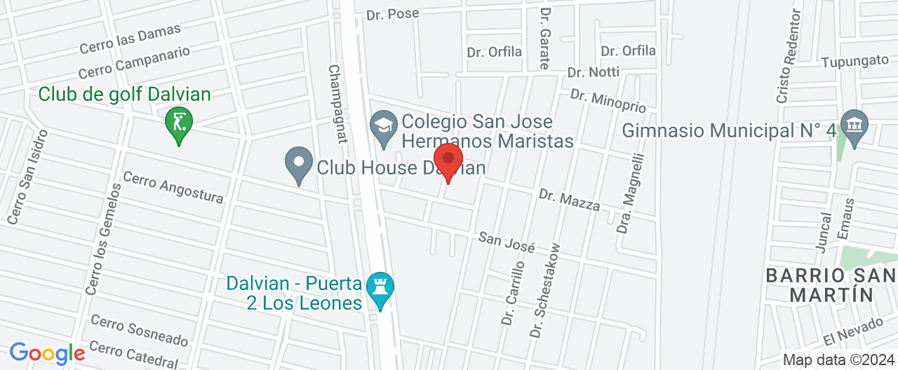 Mapa de la ubicación