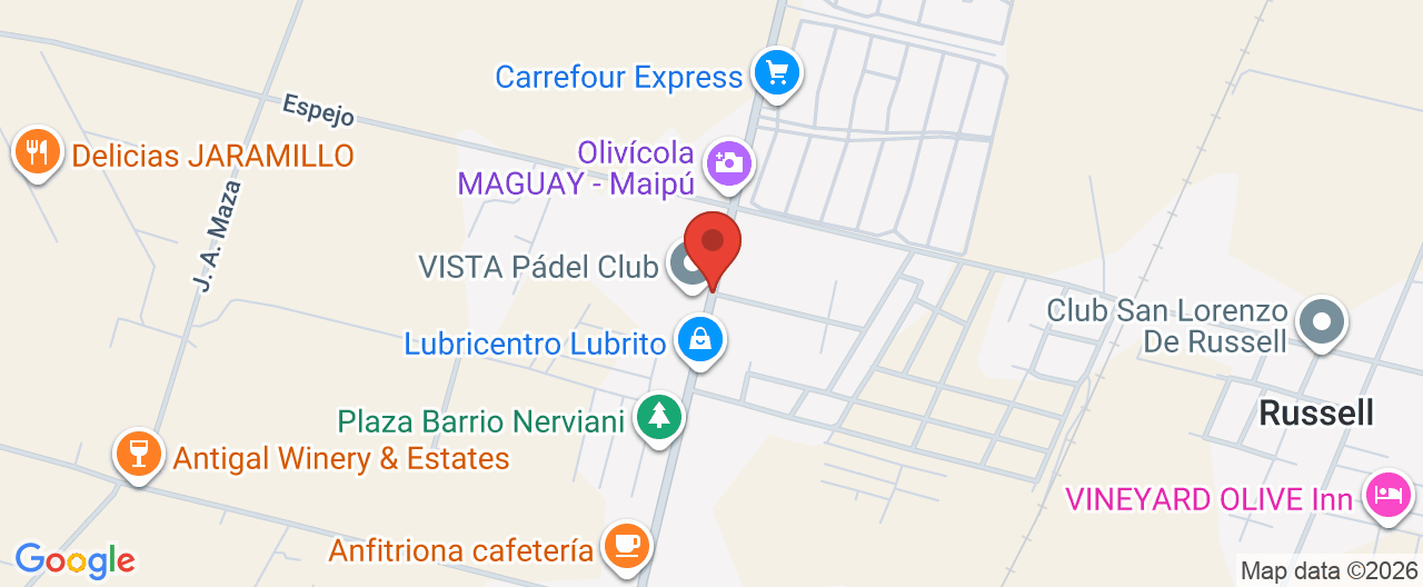 Mapa de la ubicación