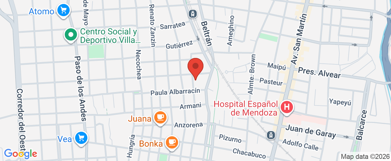 Mapa de la ubicación