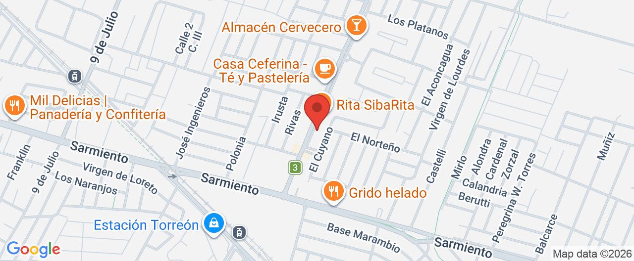 Mapa de la ubicación