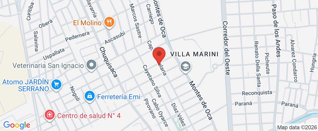 Mapa de la ubicación