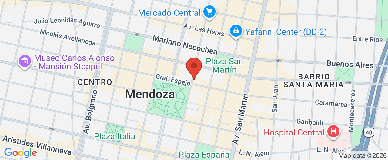 Mapa de la ubicación