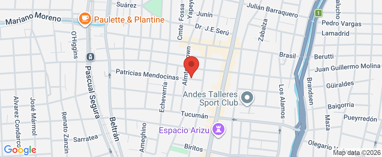 Mapa de la ubicación