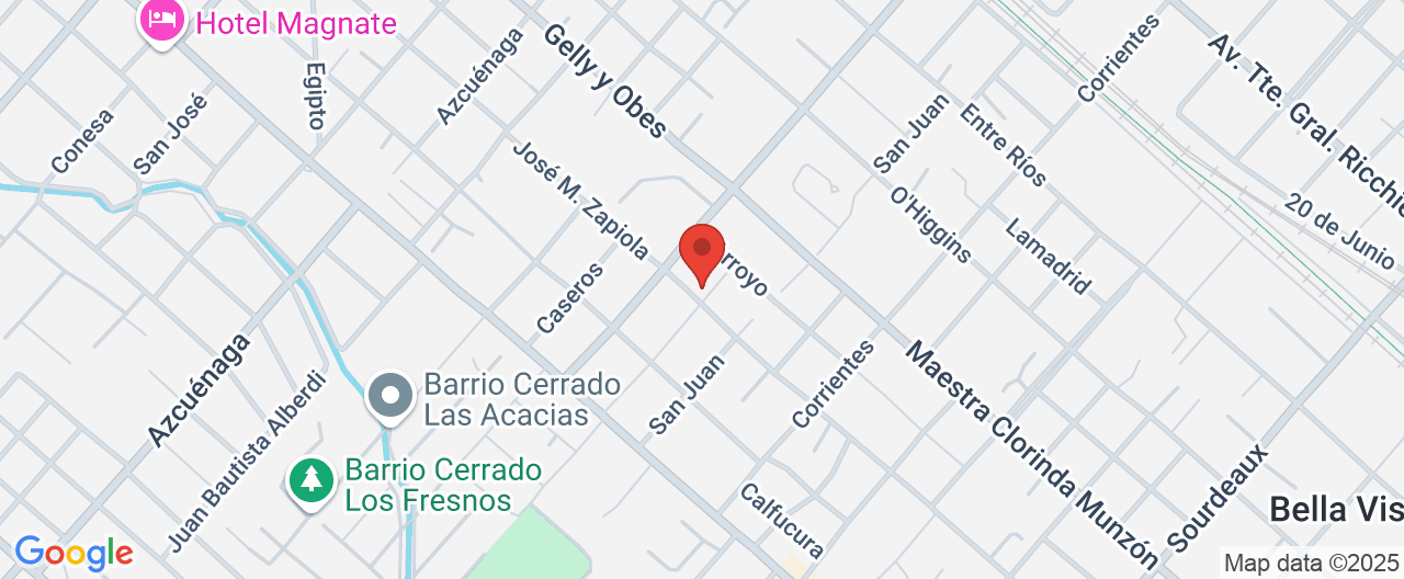 Mapa de la ubicación