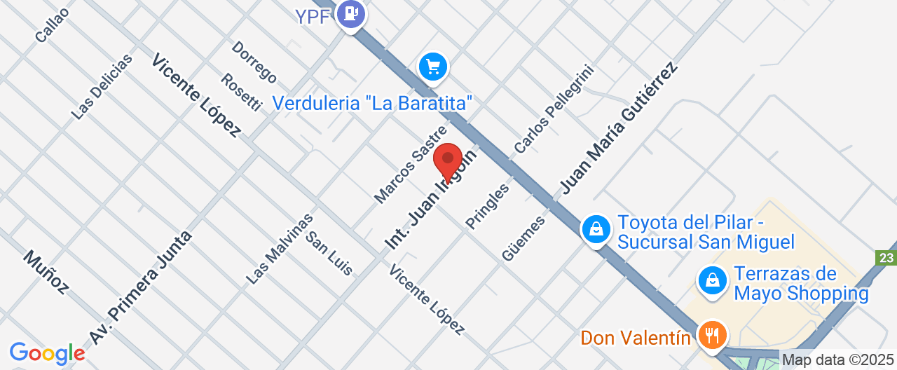Mapa de la ubicación