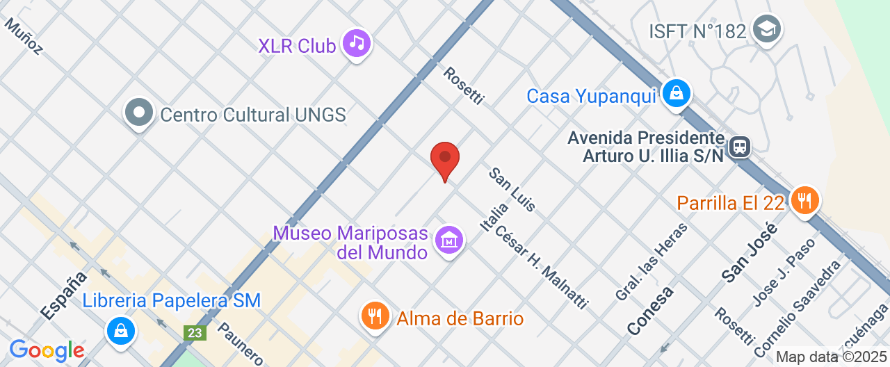 Mapa de la ubicación