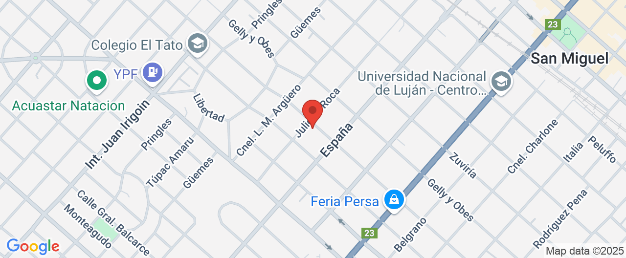 Mapa de la ubicación