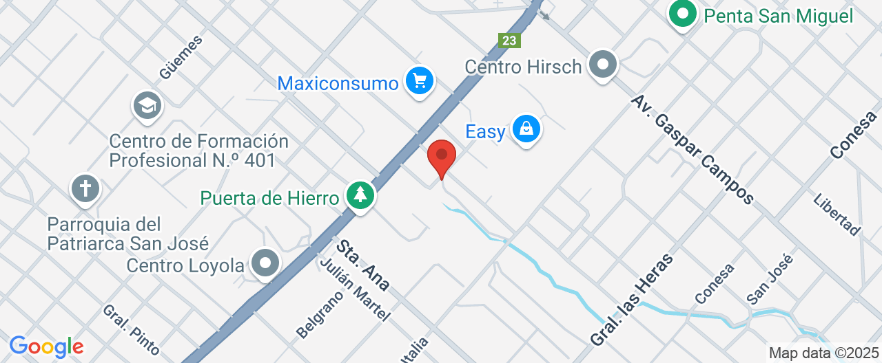 Mapa de la ubicación