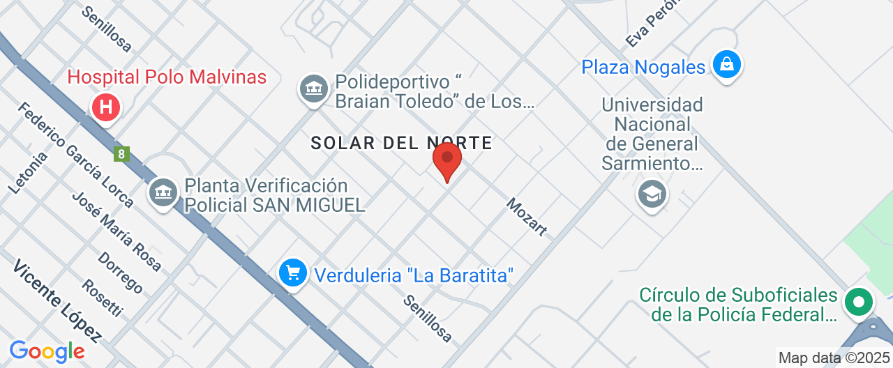 Mapa de la ubicación