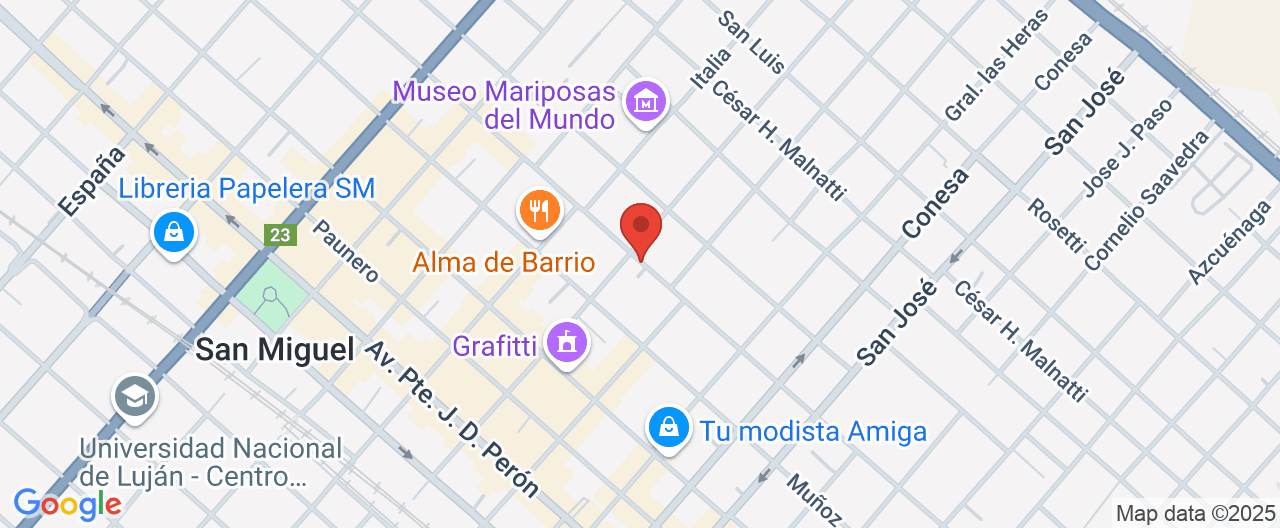 Mapa de la ubicación
