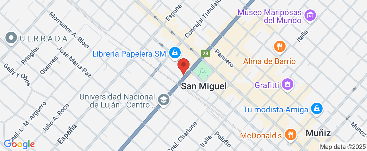 Mapa de la ubicación
