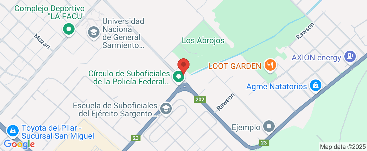 Mapa de la ubicación
