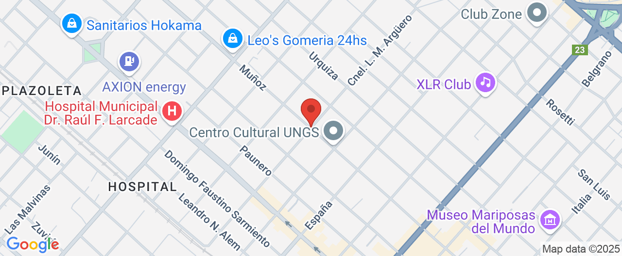 Mapa de la ubicación