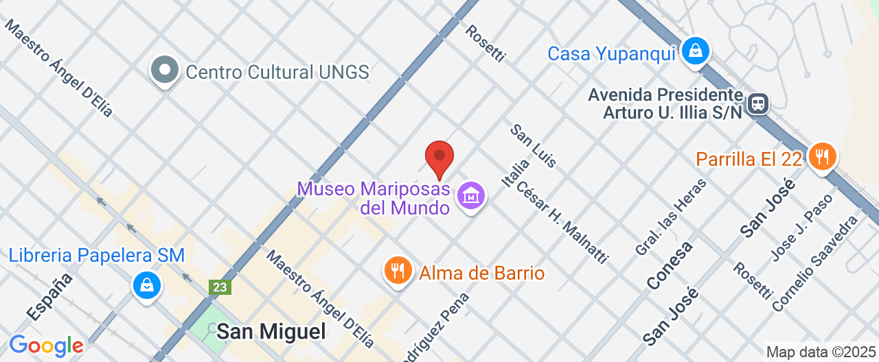 Mapa de la ubicación