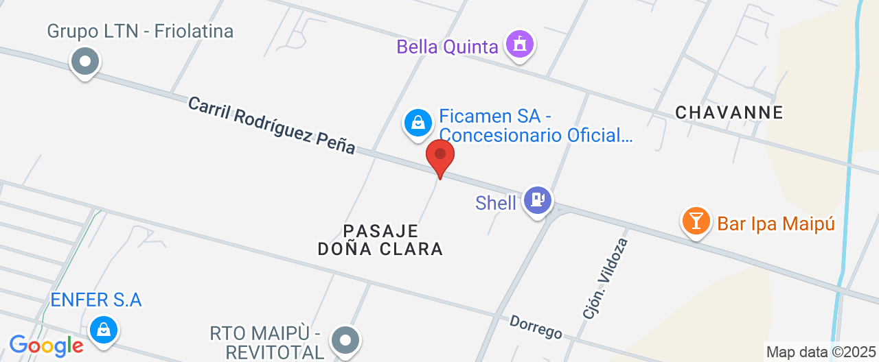 Mapa de la ubicación