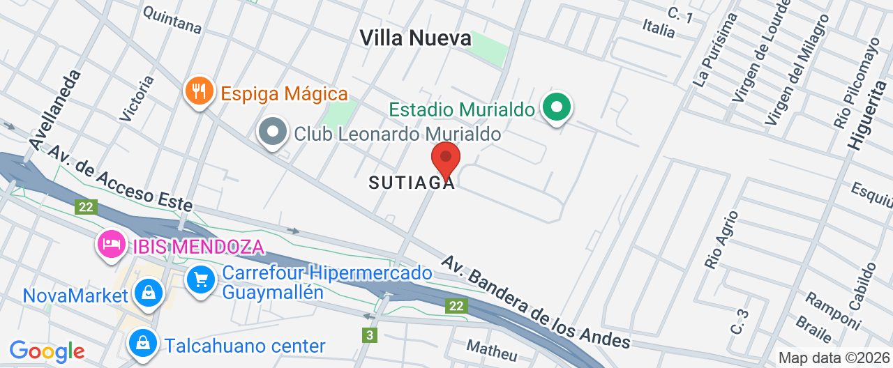Mapa de la ubicación