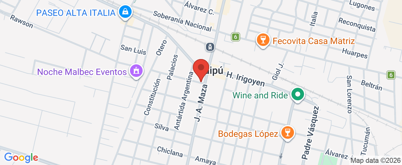 Mapa de la ubicación