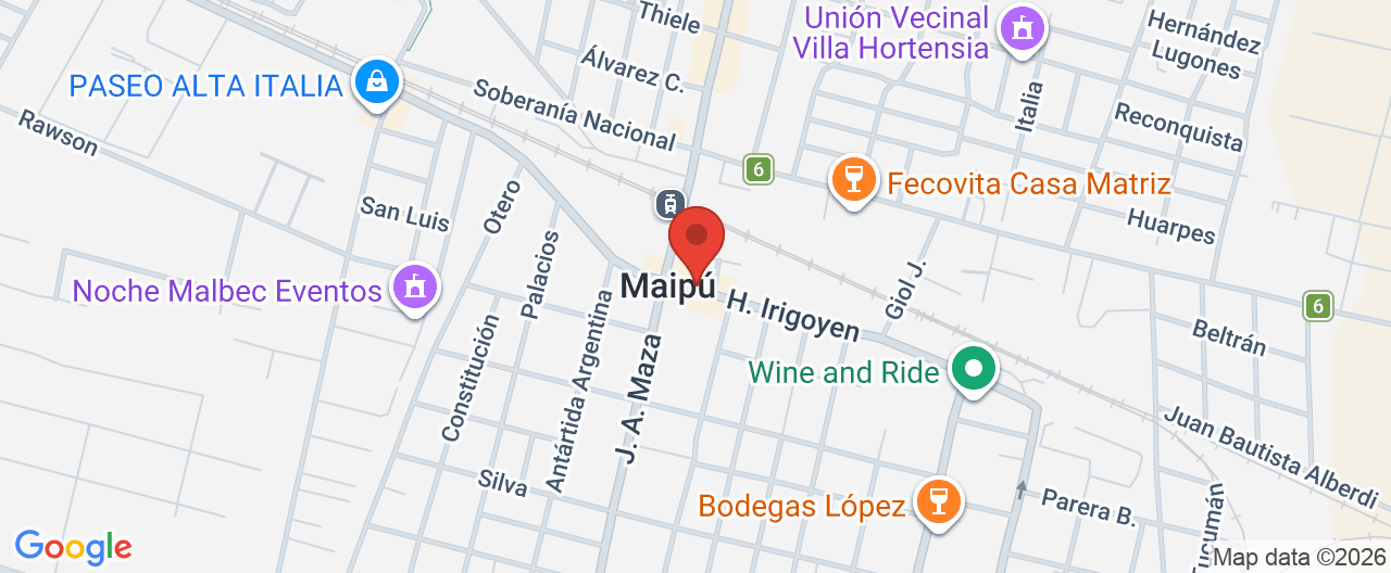Mapa de la ubicación