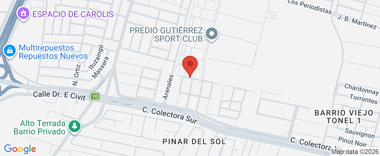 Mapa de la ubicación
