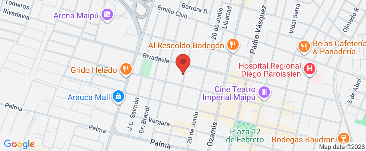Mapa de la ubicación
