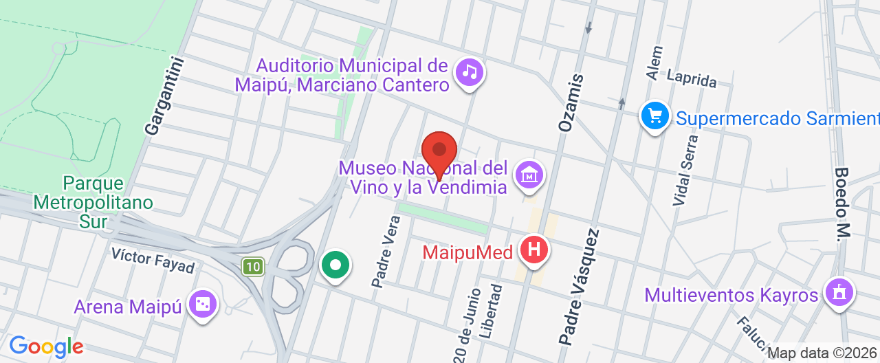 Mapa de la ubicación