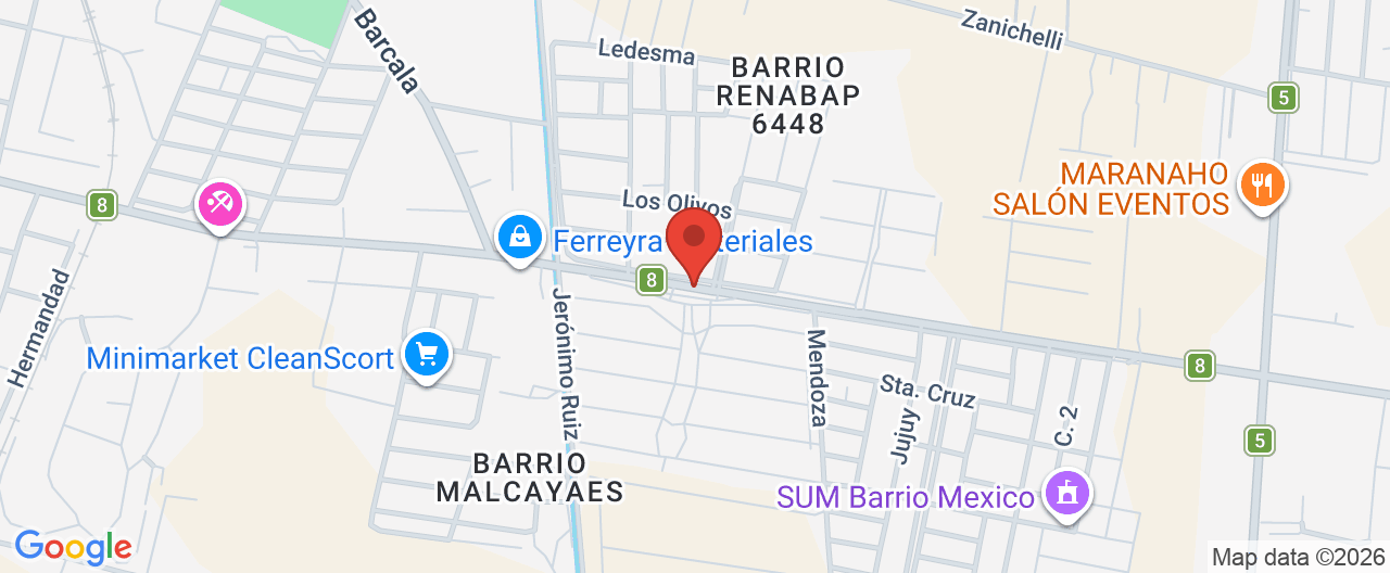 Mapa de la ubicación