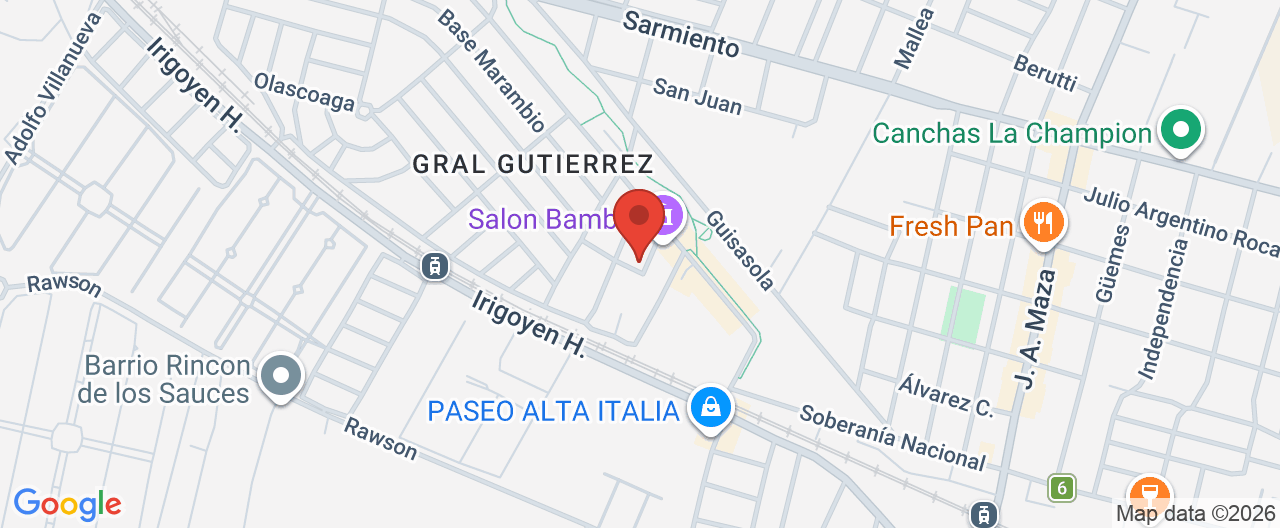Mapa de la ubicación