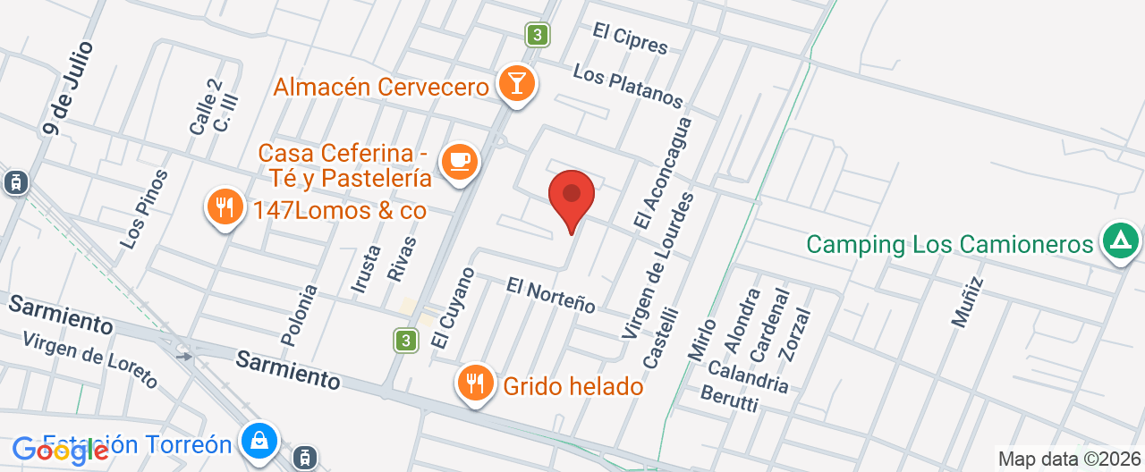 Mapa de la ubicación