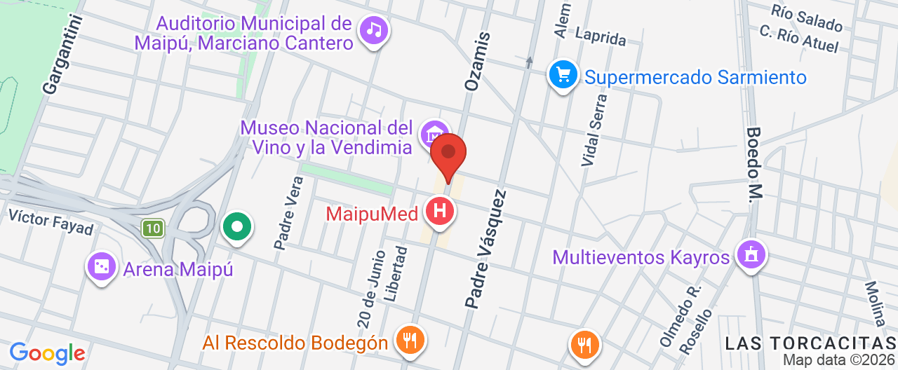 Mapa de la ubicación