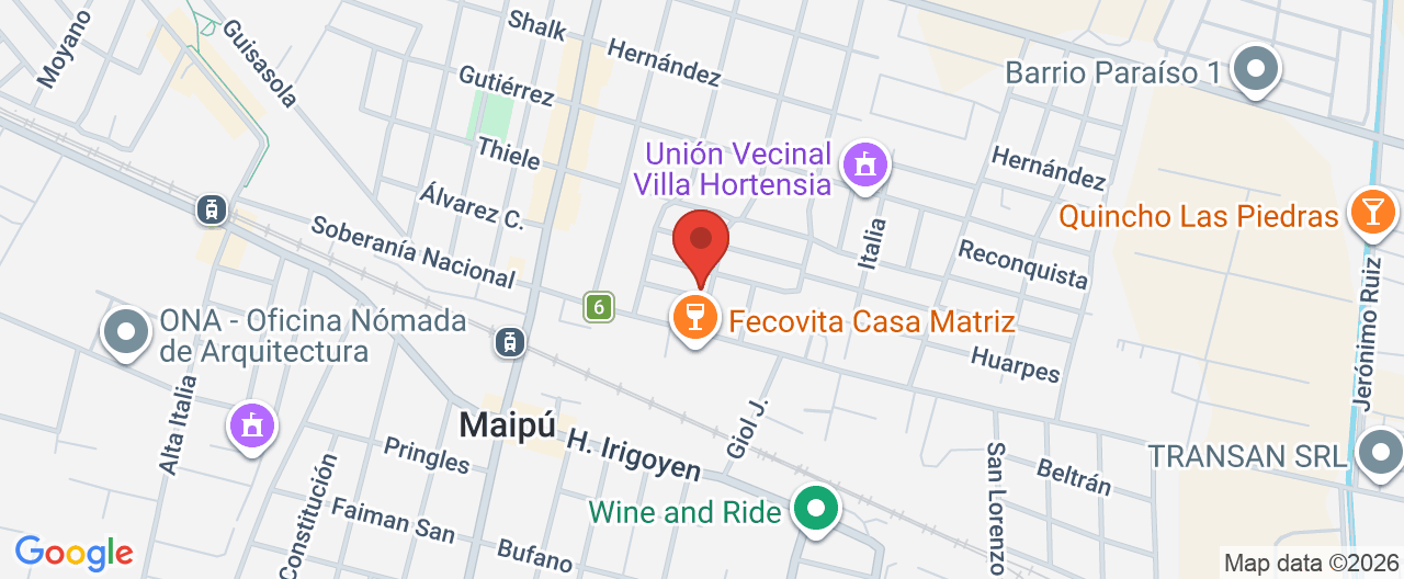Mapa de la ubicación