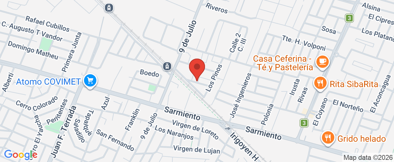 Mapa de la ubicación