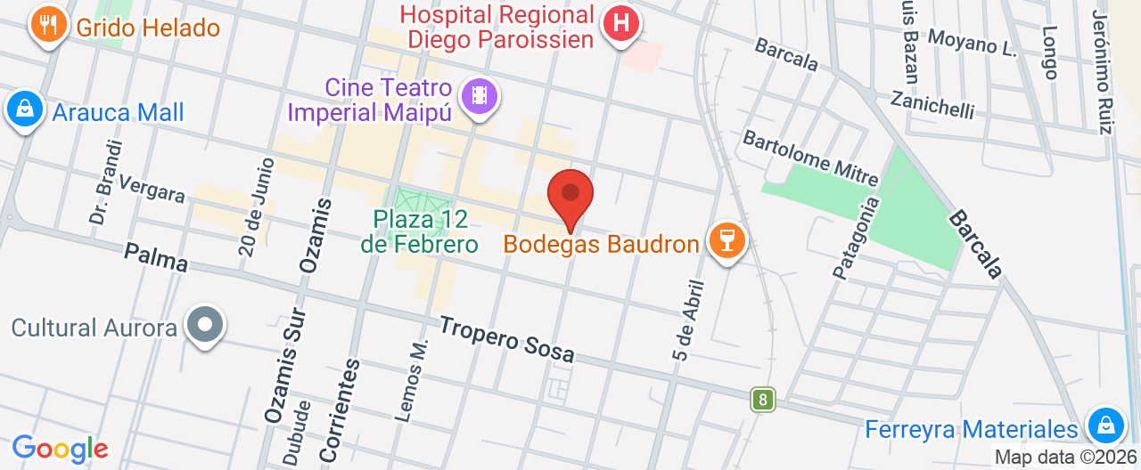 Mapa de la ubicación