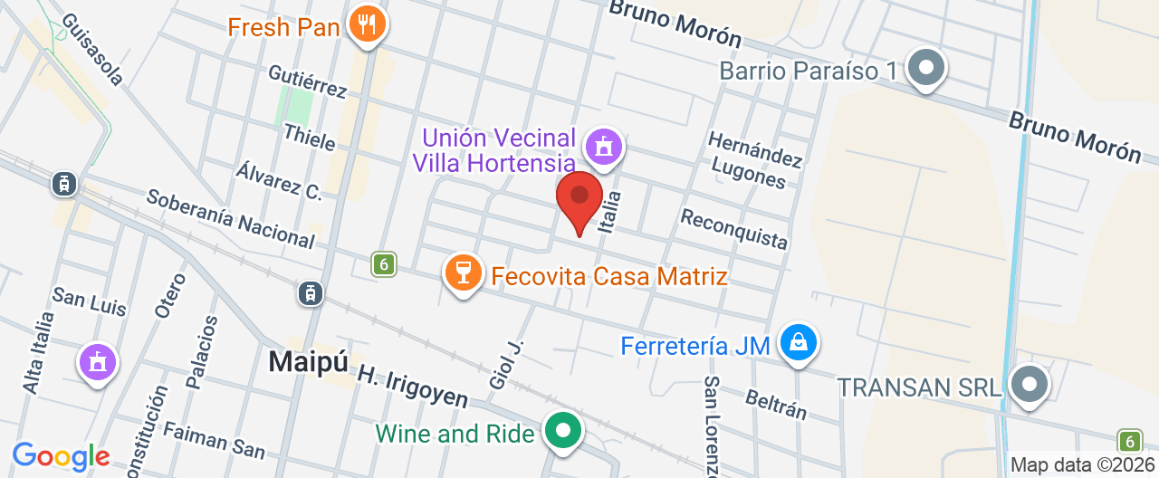Mapa de la ubicación