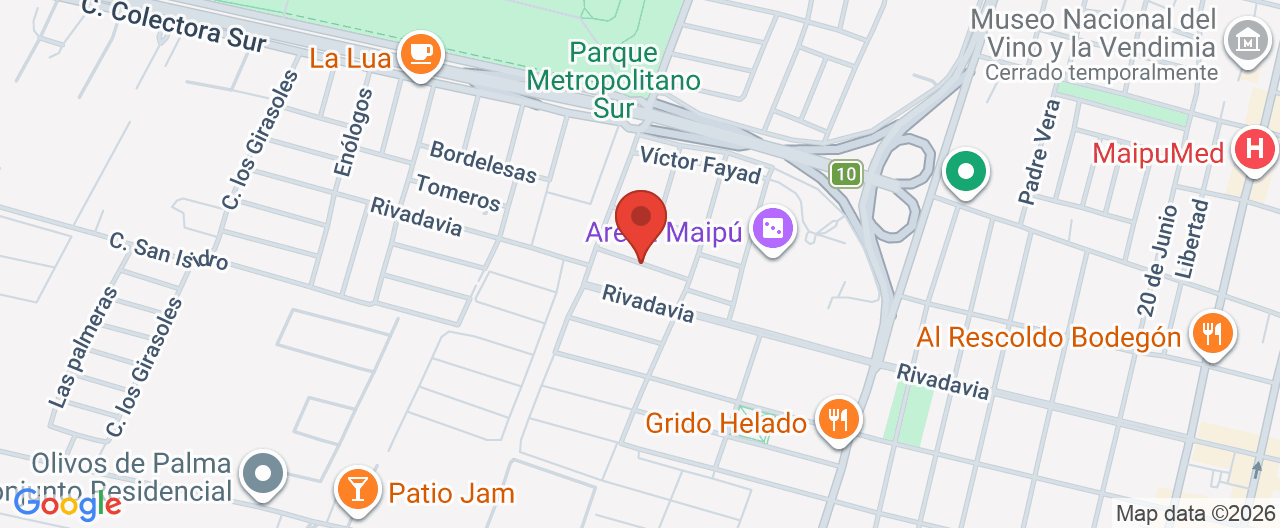 Mapa de la ubicación