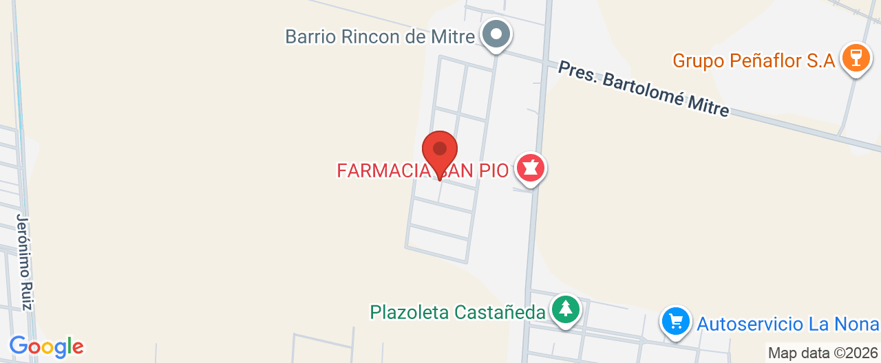 Mapa de la ubicación