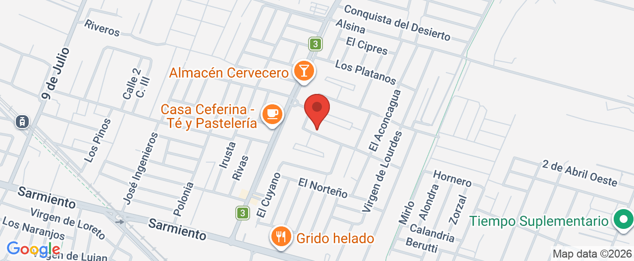 Mapa de la ubicación