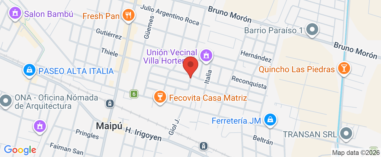 Mapa de la ubicación
