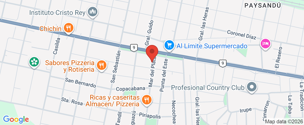 Mapa de la ubicación