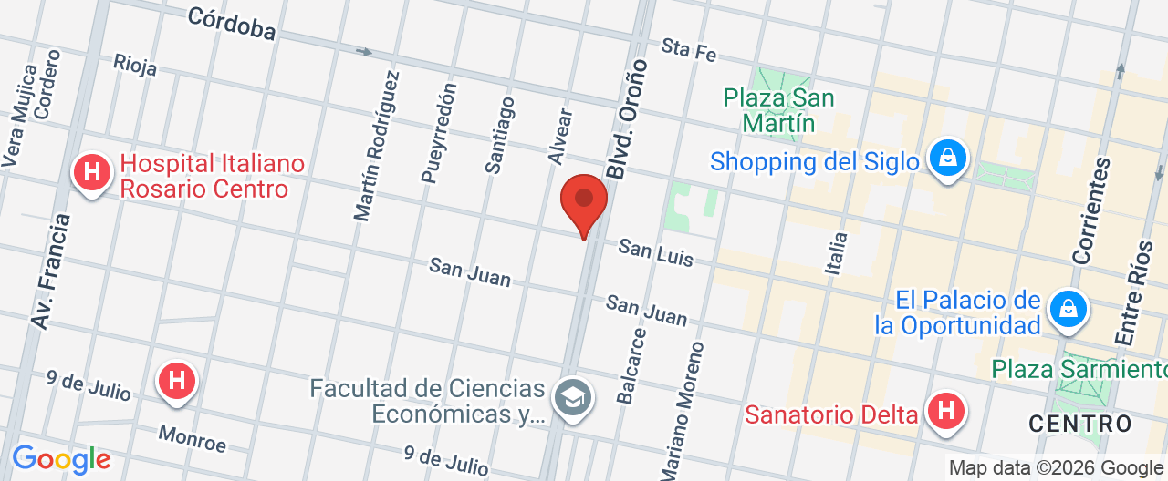 Mapa de la ubicación