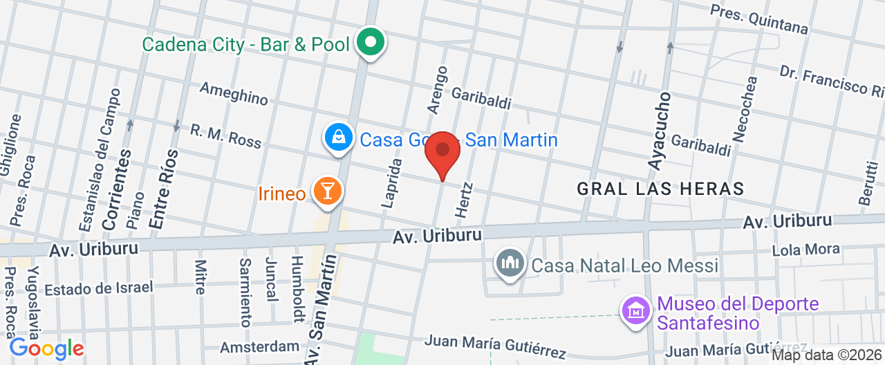 Mapa de la ubicación