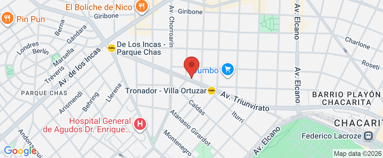 Mapa de la ubicación