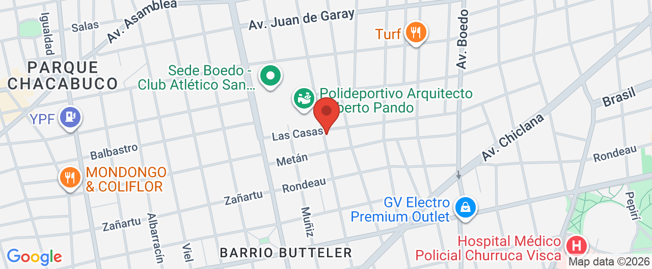 Mapa de la ubicación