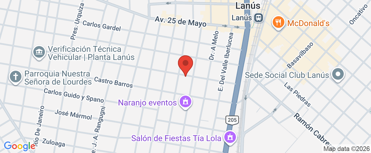 Mapa de la ubicación