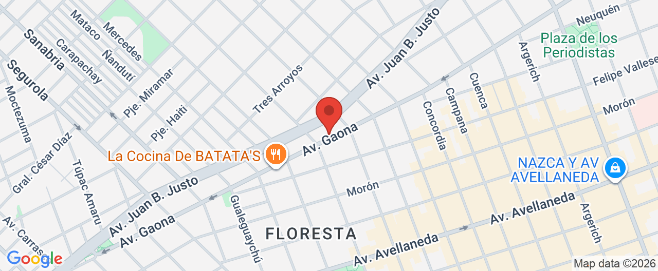 Mapa de la ubicación