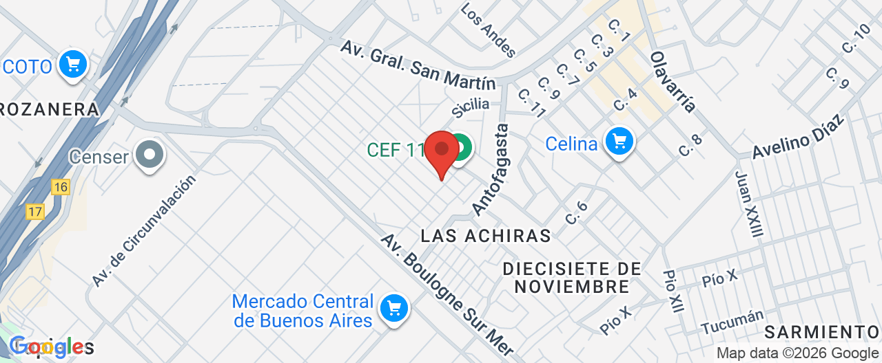 Mapa de la ubicación
