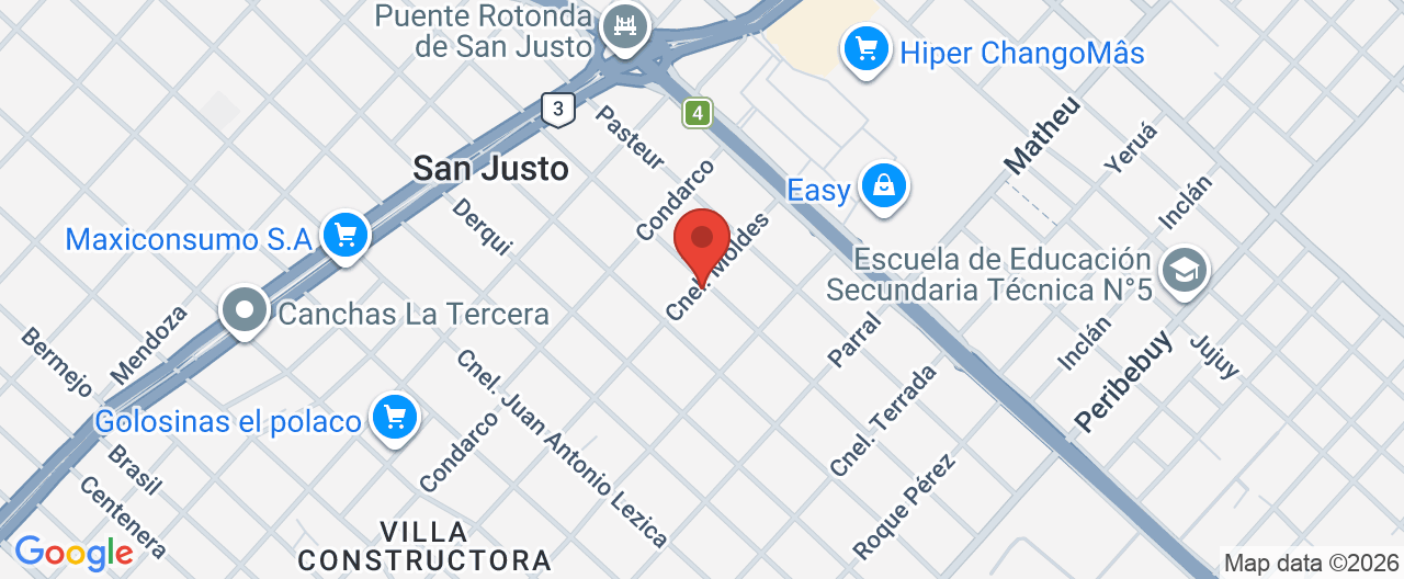 Mapa de la ubicación