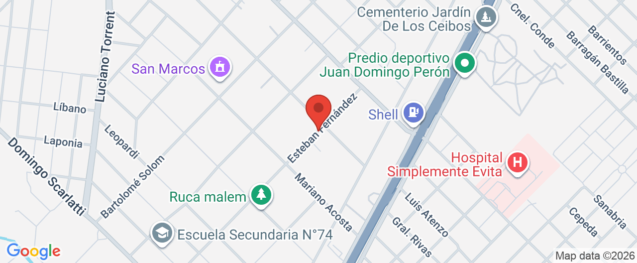 Mapa de la ubicación
