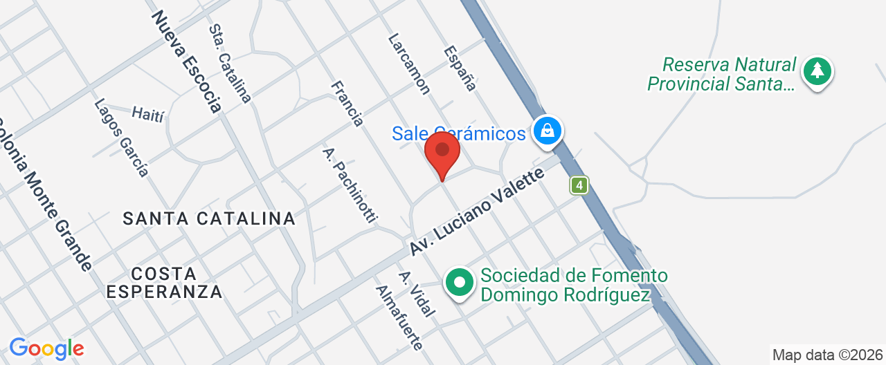 Mapa de la ubicación
