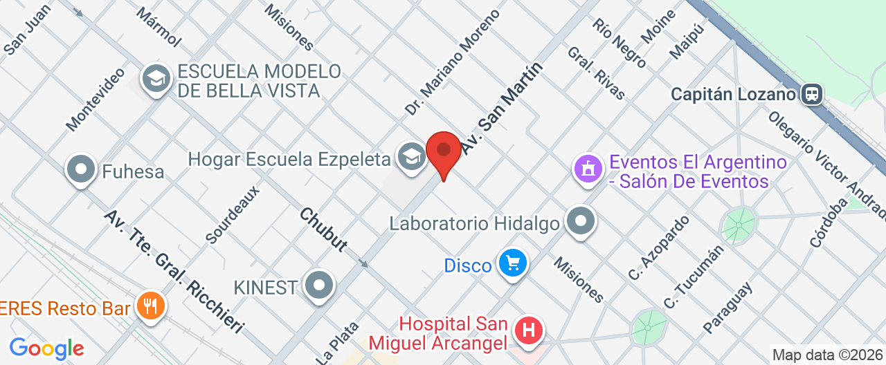 Mapa de la ubicación